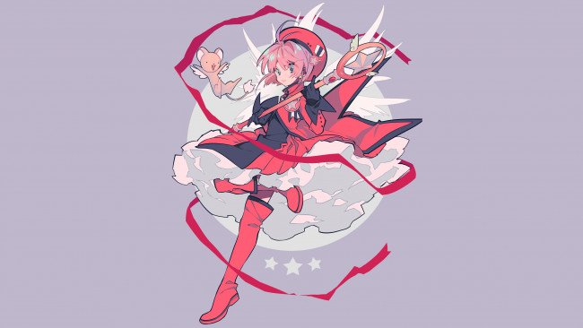 Обои картинки фото аниме, card captor sakura, девушка
