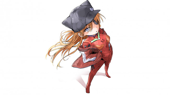 Обои картинки фото аниме, evangelion, девушка
