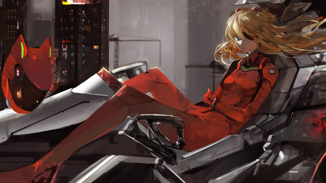 Обои картинки фото аниме, evangelion, евангелион