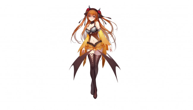 Обои картинки фото аниме, romantic saga of beauty & devil, фон, девушка, взгляд