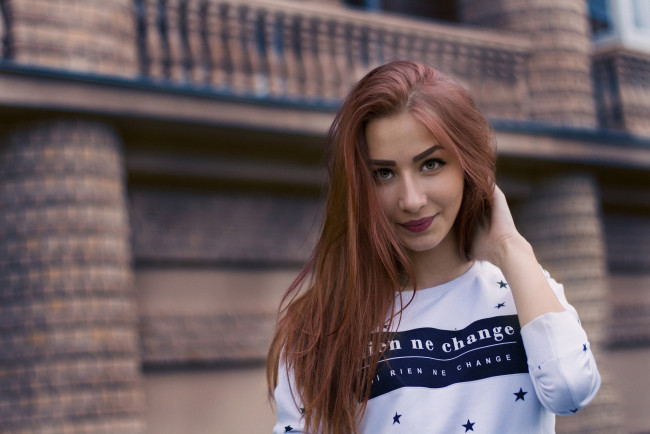 Обои картинки фото девушка, девушки, -unsort , рыжеволосые и другие, модель