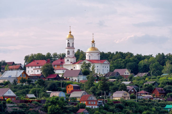 Обои картинки фото село ключищи, республика татарстан, города, - православные церкви,  монастыри, село, ключищи, церковь, храмы, россия, дома, республика, татарстан, верхнеуслонский, район
