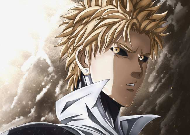Обои картинки фото аниме, one punch man, генос