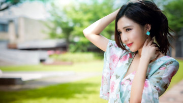 Картинка девушки -+азиатки профиль