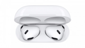 обоя компьютеры, apple, airpods, 3rd, gen, october, 2021, event, мини, наушники, звук, технологии