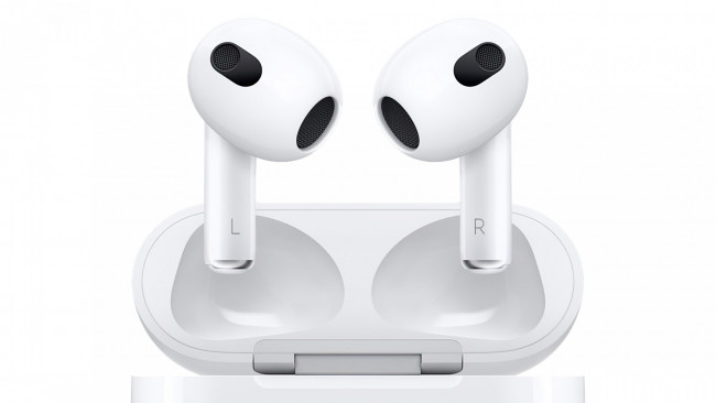 Обои картинки фото компьютеры, apple, airpods, 3rd, gen, october, 2021, event, hi, tech, наушники