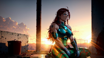 Картинка аниме unknown +другое+ нейросети графика нейроарт ai art нейронные сети рисунки нейро искусство