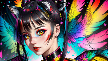 Картинка аниме животные +существа нейросети графика нейроарт ai art нейронные сети рисунки нейро искусство