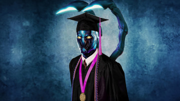 Картинка blue+beetle+ +2023+ кино+фильмы blue+beetle синий жук фантастика боевик триллер постер персонаж