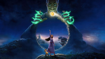 обоя wish ,  2023 , мультфильмы, wish, заветное, желание, мультфильм, постер, ariana, debose, asha, озвучка