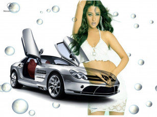 Картинка mercedes slr автомобили benz