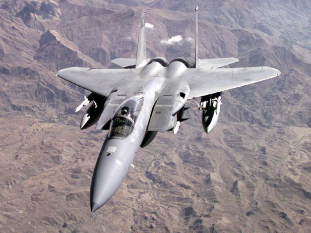 Обои картинки фото f15c, авиация, боевые, самолёты