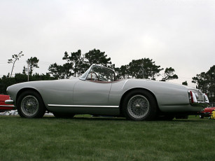 Картинка aston martin db2 mk ii touring spyder автомобили выставки уличные фото