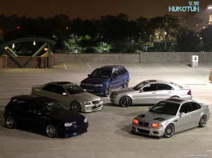 Картинка автомобили разные вместе