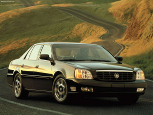 Картинка cadillac deville dts 2001 автомобили