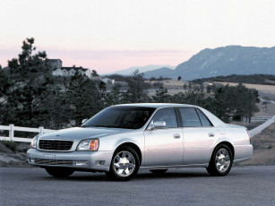 Картинка cadillac deville dts 2001 автомобили