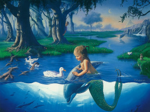 Картинка фэнтези русалки
