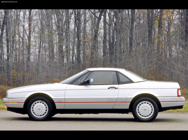 Обои картинки фото cadillac, allante, 1989, автомобили