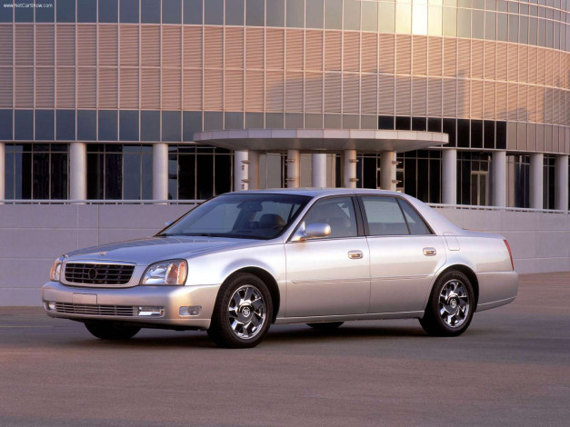 Обои картинки фото cadillac, deville, 2002, автомобили
