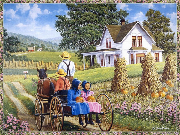 Обои картинки фото рисованные, люди