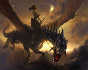 Картинка фэнтези драконы