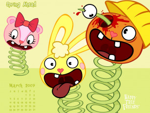 Картинка мультфильмы happy tree friends