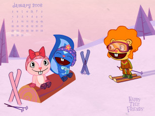 Картинка мультфильмы happy tree friends
