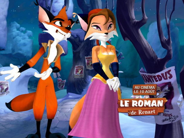 Обои картинки фото le, roman, de, renart, мультфильмы