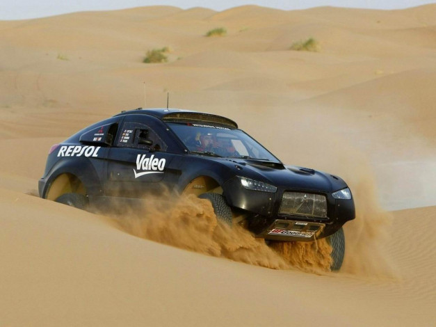 Обои картинки фото mitsubishi, racing, lancer, спорт, авторалли