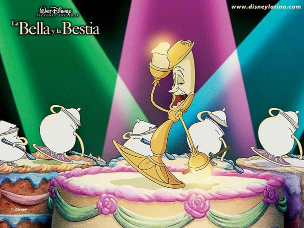 Обои картинки фото мультфильмы, beauty, and, the, beast