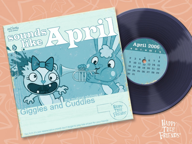 Обои картинки фото мультфильмы, happy, tree, friends