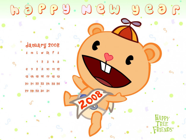 Обои картинки фото мультфильмы, happy, tree, friends