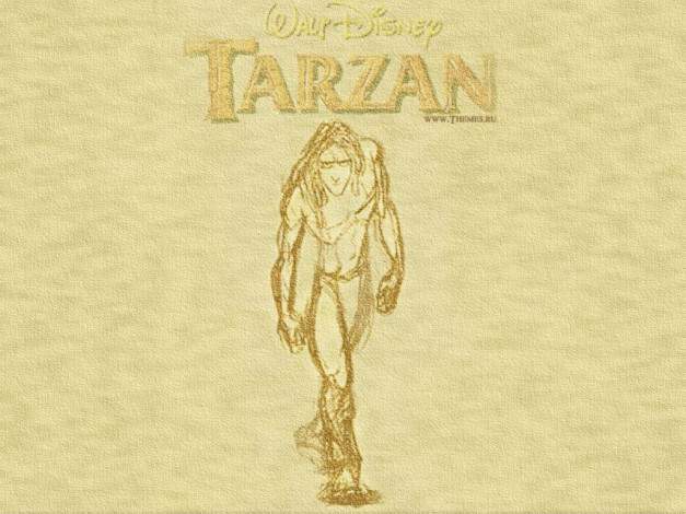 Обои картинки фото мультфильмы, tarzan