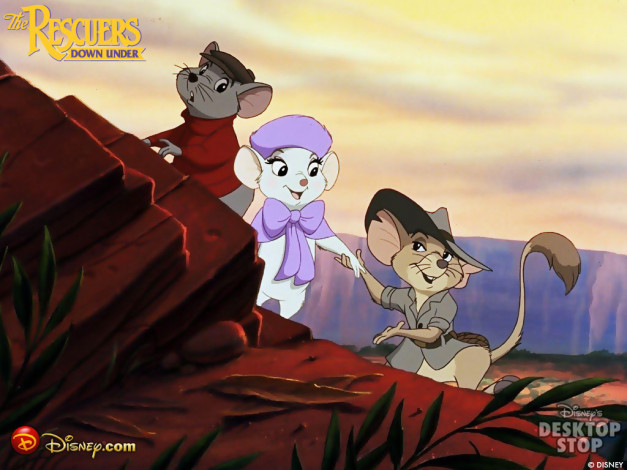 Обои картинки фото the, rescuers, мультфильмы