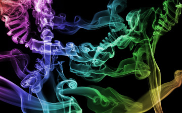 Картинка 3д графика abstract абстракции дымка цвета тёмный