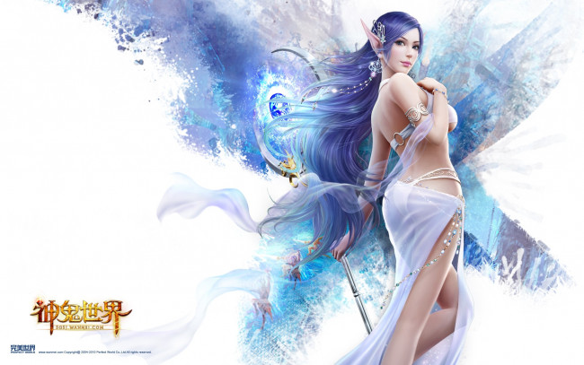 Обои картинки фото ghost, world, видео, игры, эльфийка