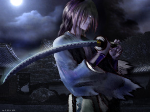 Картинка аниме rurouni kenshin himura