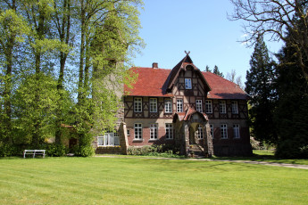 Картинка германия бухгольц ин дер нордхайде города здания дома дом ландшафт