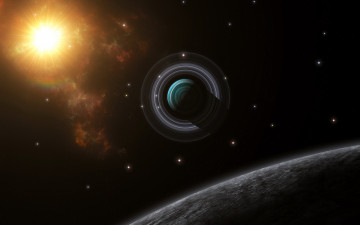 Картинка космос арт вселенная планеты