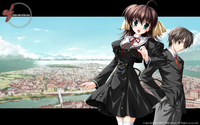 Обои картинки фото аниме, ef, tale, of, memories, long, wings