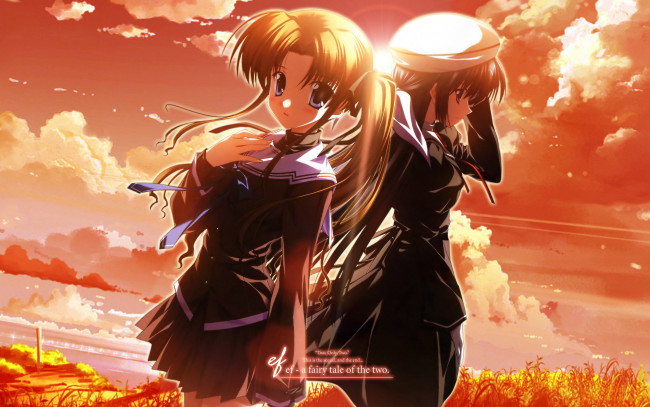Обои картинки фото аниме, ef, tale, of, memories, long, wings