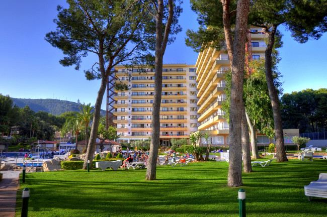 Обои картинки фото испания, балеарские, ва, пальма, города, улицы, площади, набережные, площадь, дома