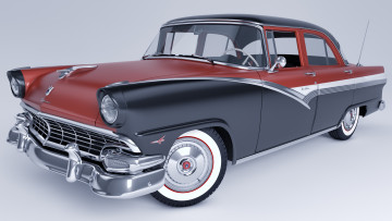 Картинка автомобили 3д 1956 ford