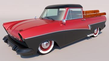 Картинка автомобили 3д 1957 ford