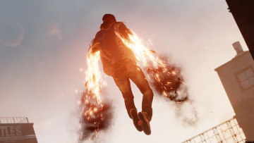 Картинка infamous second son видео игры огонь