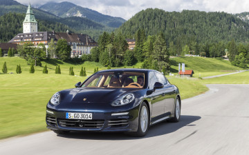обоя porsche, panamera, 4s, автомобили, элитные, спортивные, германия, dr, ing, h, c, f, ag