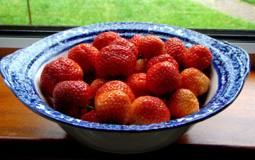 Картинка еда клубника земляника блюдо