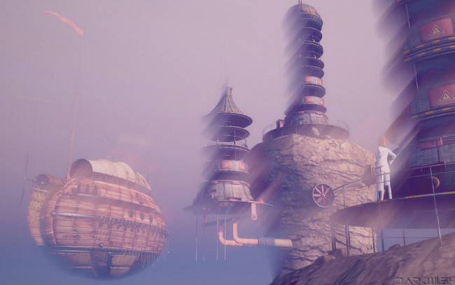 Обои картинки фото nomad, 3д, графика, atmosphere, mood, атмосфера, настроения, steampunk