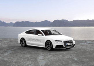 обоя автомобили, audi, светлый, sportback, h-tron, quattro, concept, a7, 2014г
