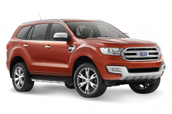 Картинка автомобили ford everest 2014г красный
